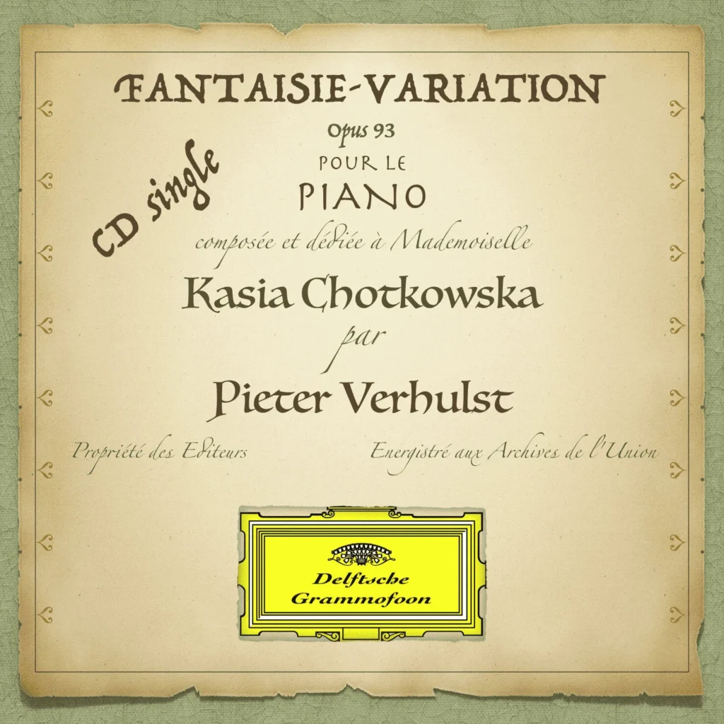 Fantaisie-Variation Opus 93 - CD Single