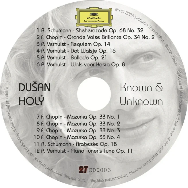 Dusan Holy Known & Unknown CD Label