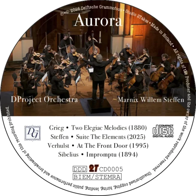 Delft Project Orchestra - Aurora CD-Label