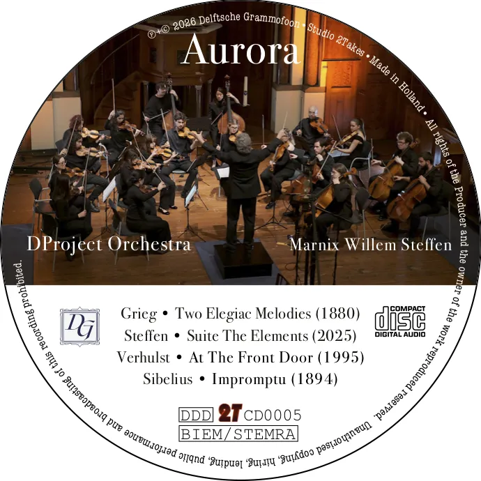 Delft Project Orchestra - Aurora CD-Label