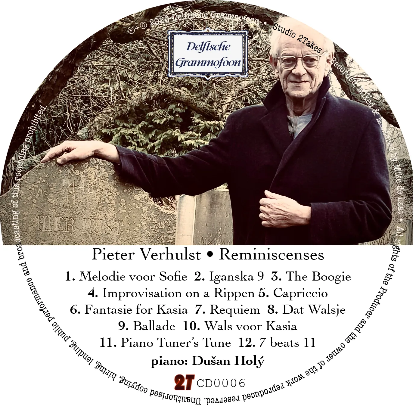 Pieter Verhulst Reminiscences CD Label